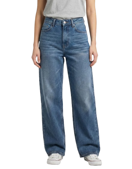 Deep Ocean Blue - Wide Leg Jeans