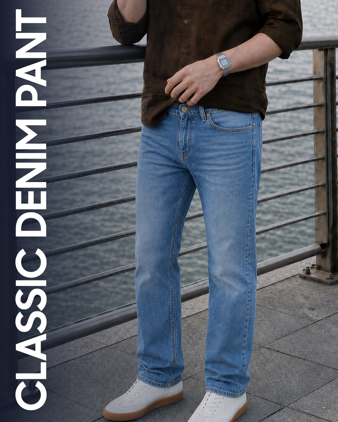 Classic Blue - Straight Fit Jeans
