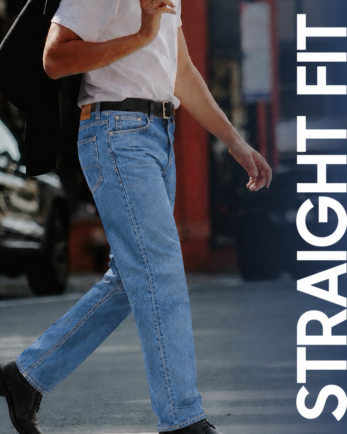 Classic Blue - Straight Fit Jeans