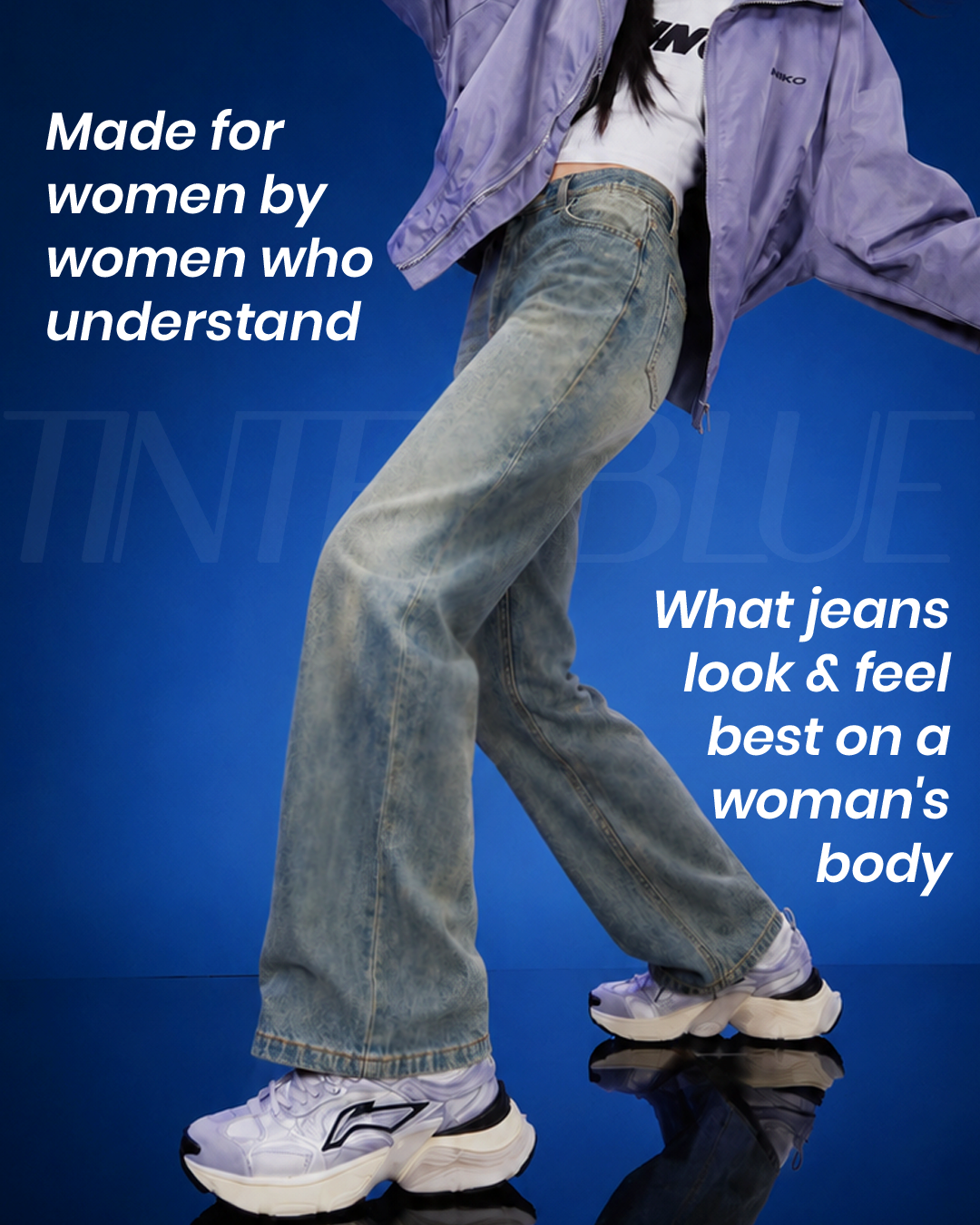 Vintage Acid Wash - Wide Leg Jeans