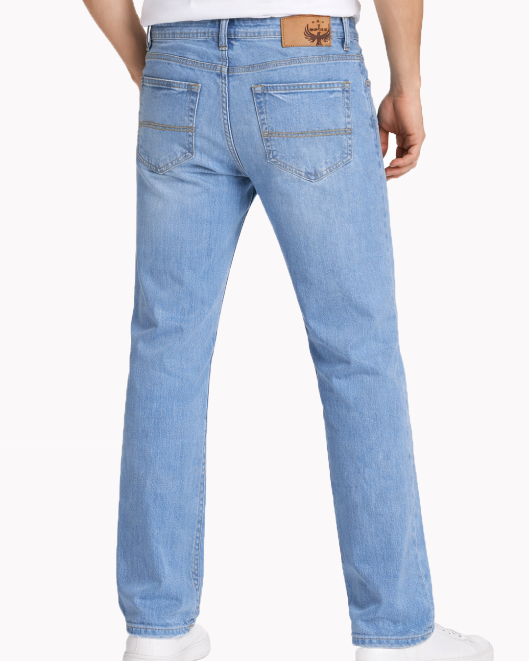 Sky Blue - Straight Fit Jeans