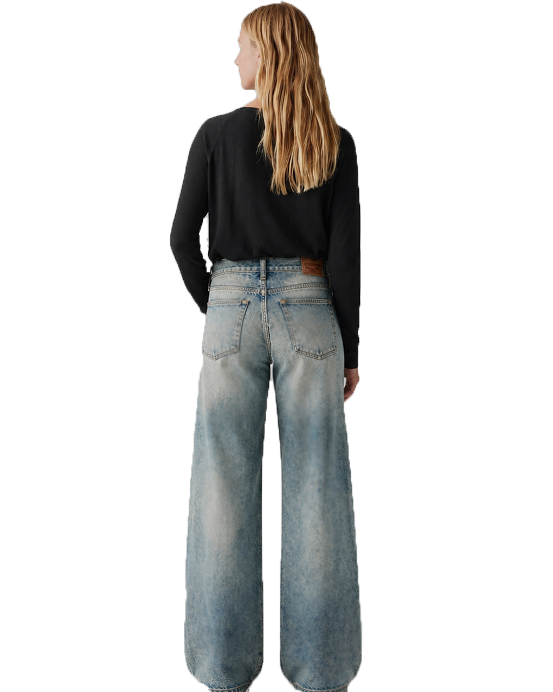 Vintage Acid Wash - Wide Leg Jeans
