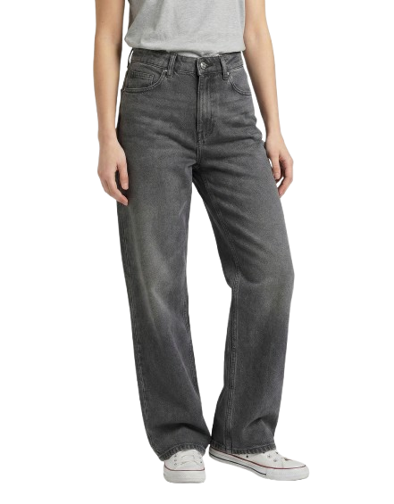 Charcoal - Wide Leg Jeans