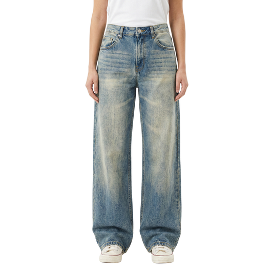 Vintage Acid Wash - Wide Leg Jeans