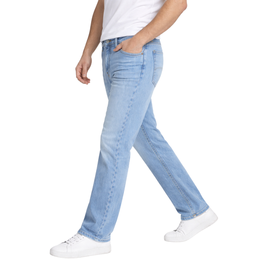 Sky Blue - Straight Fit Jeans