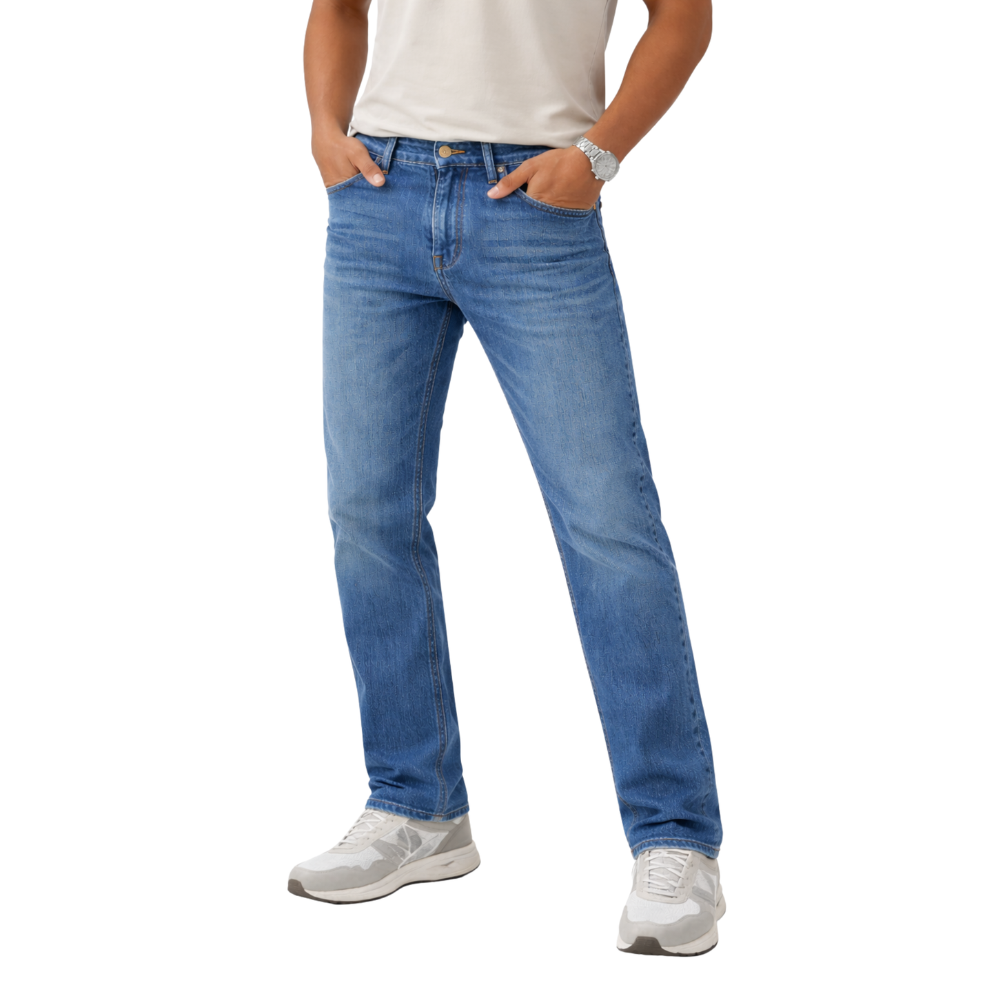 Classic Blue - Straight Fit Jeans