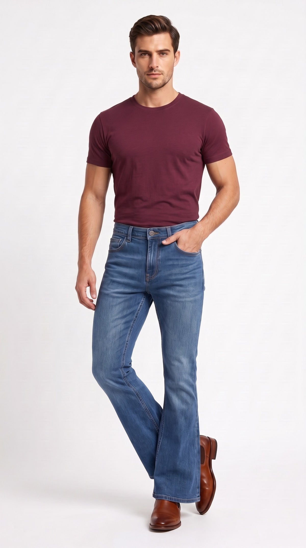 Vintage Blue - Flare Fit Jeans