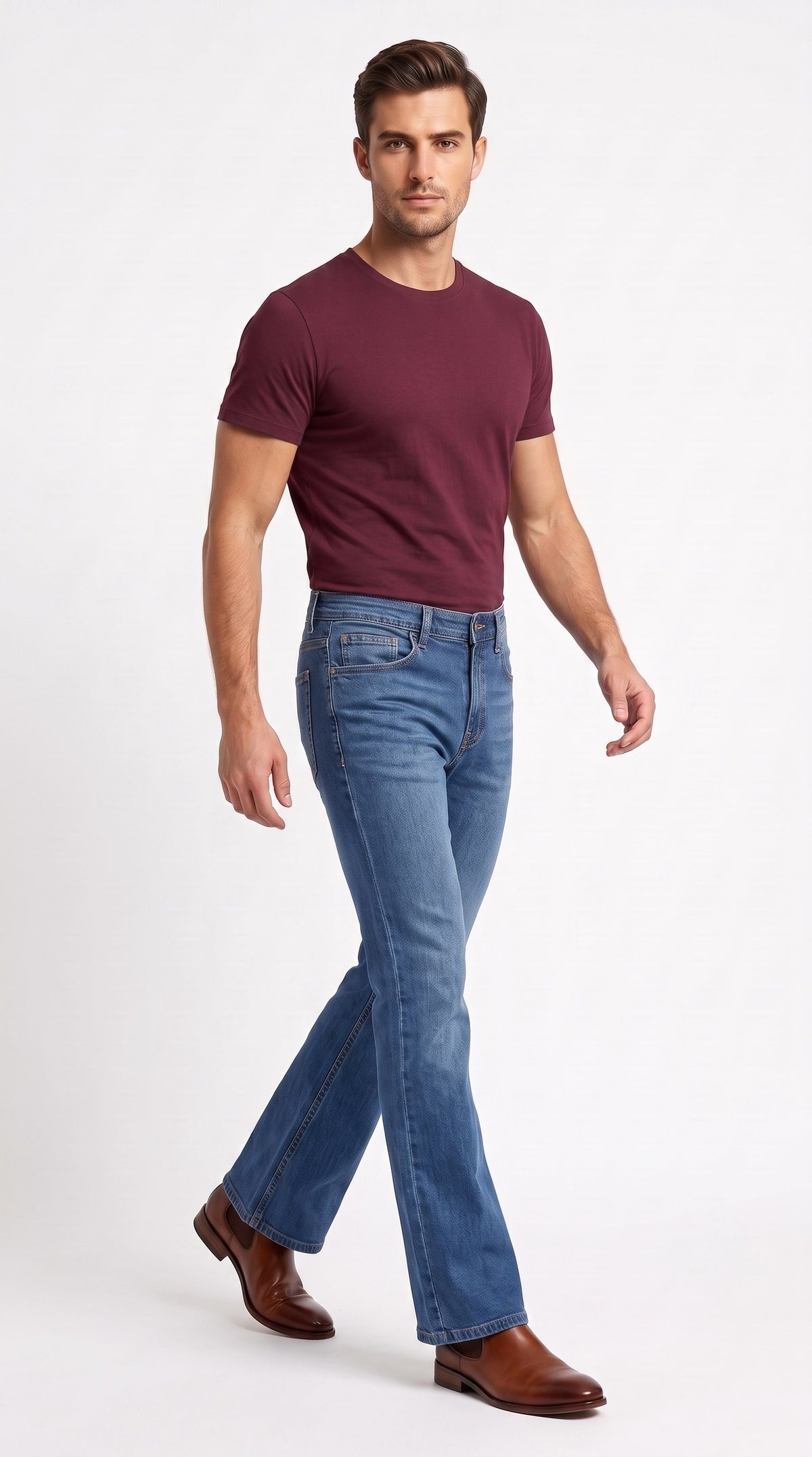 Vintage Blue - Flare Fit Jeans