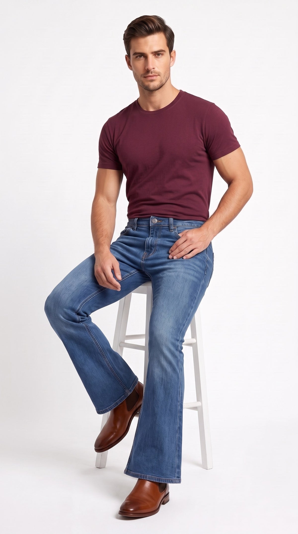 Vintage Blue - Flare Fit Jeans