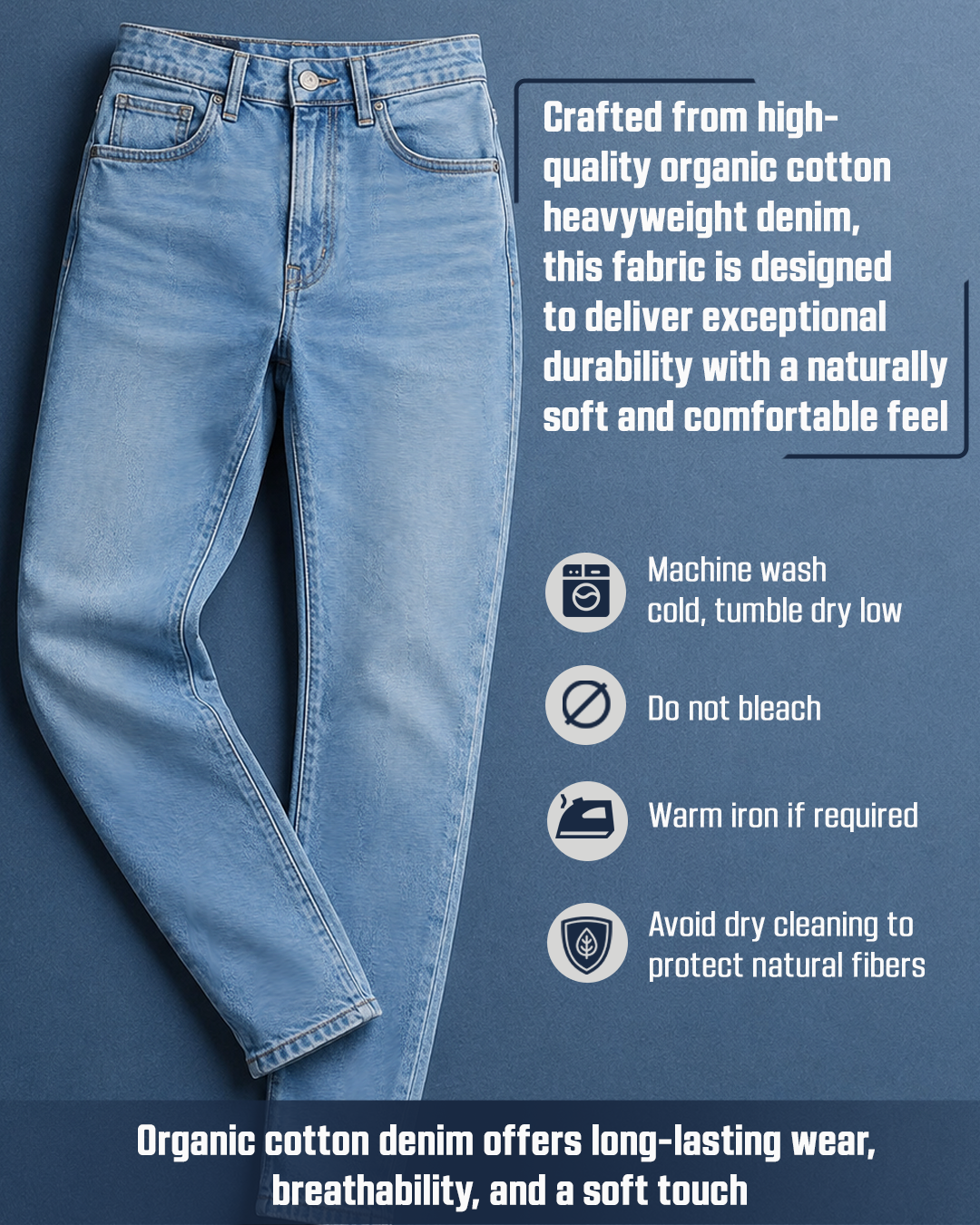Frost Blue - Slim Fit Jeans