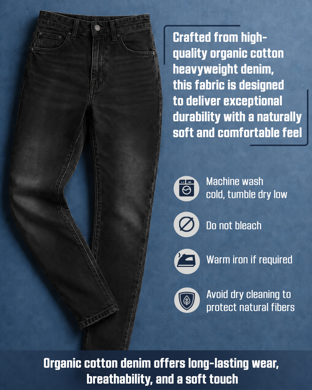 Graphite Grey - Slim Fit Jeans