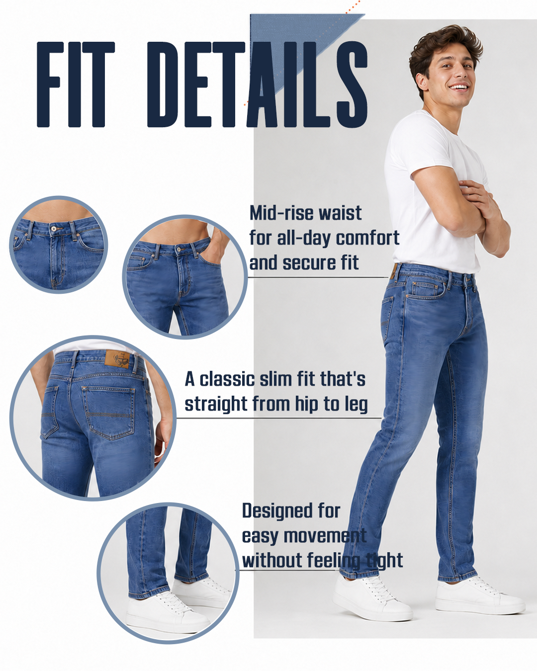 Heritage Blue - Slim Fit Jeans