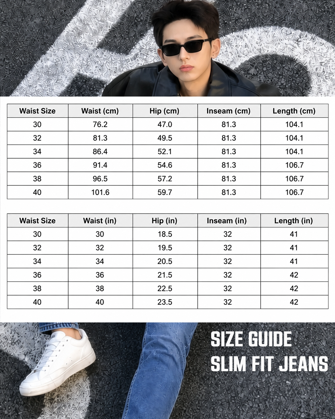 Heritage Blue - Slim Fit Jeans
