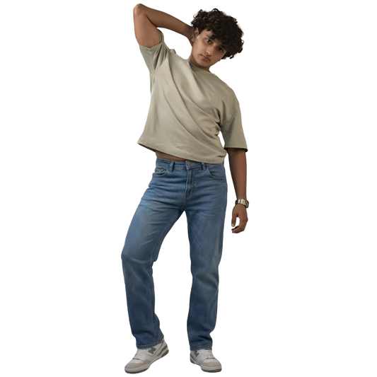 Classic Blue - Straight Fit Jeans